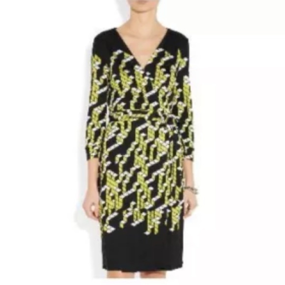 Diane Von Furstenberg SILK MID-LENGTH DRESS - Picture 2 of 14